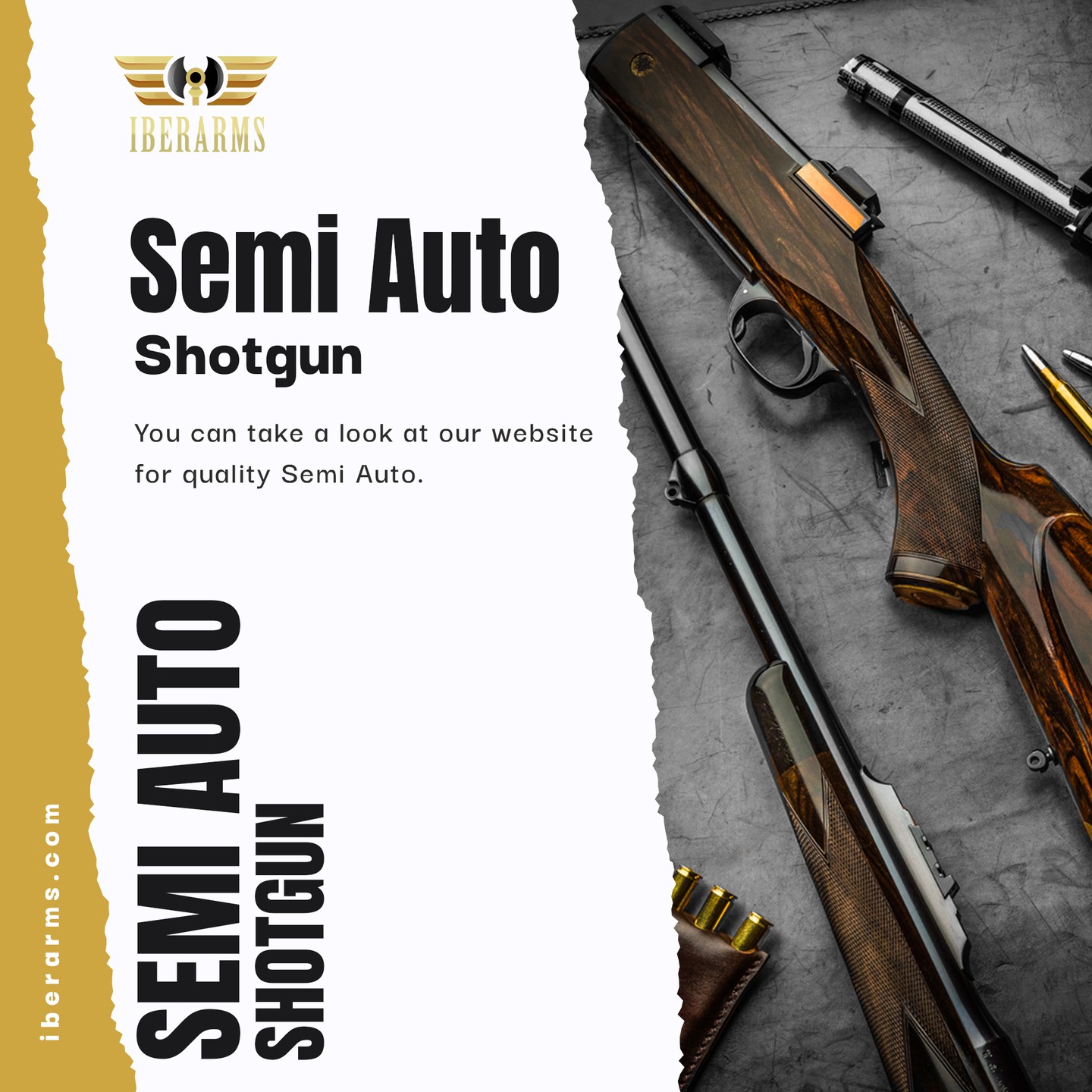 The Semi Auto Tactical Shotgun from Iber Arms